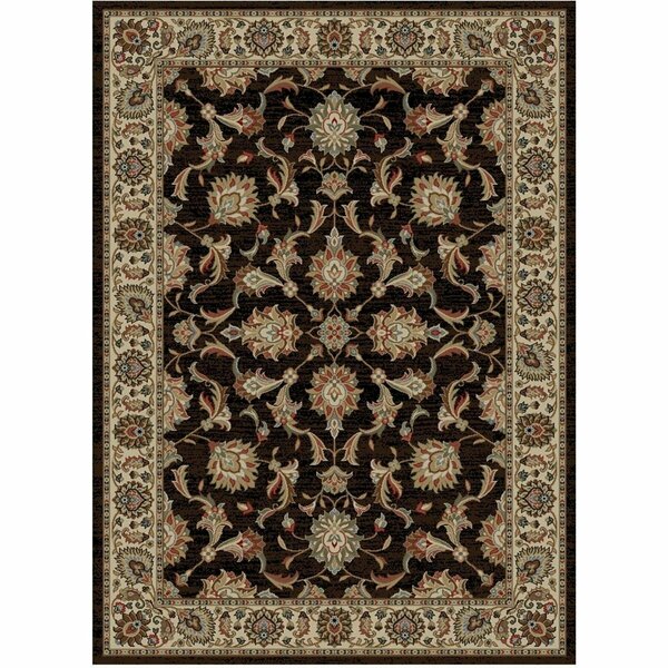 Sleep Ez 2 ft. 3 in. x 7 ft. 7 in. Home Town Ambassador Area Rug - Ebony SL3090947